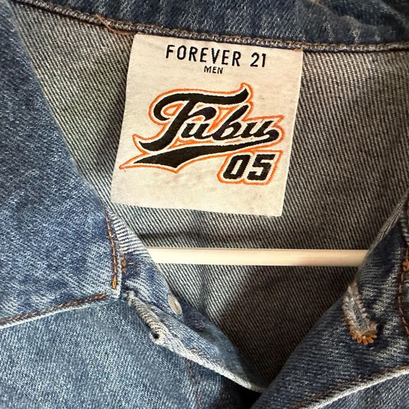 Forever 21 Men Fubu 05 Jean Jacket, Small, Pre-owned - Picture 5 of 6